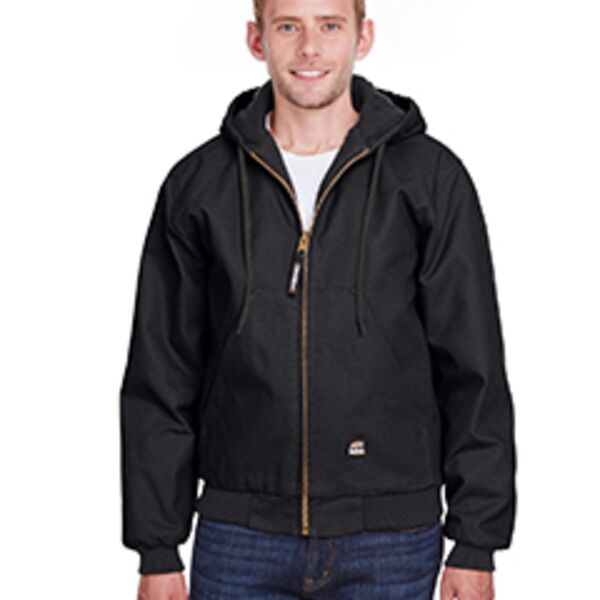 Men's Tall Highland Washed Cotton Duck Hooded Jacket Thumbnail
